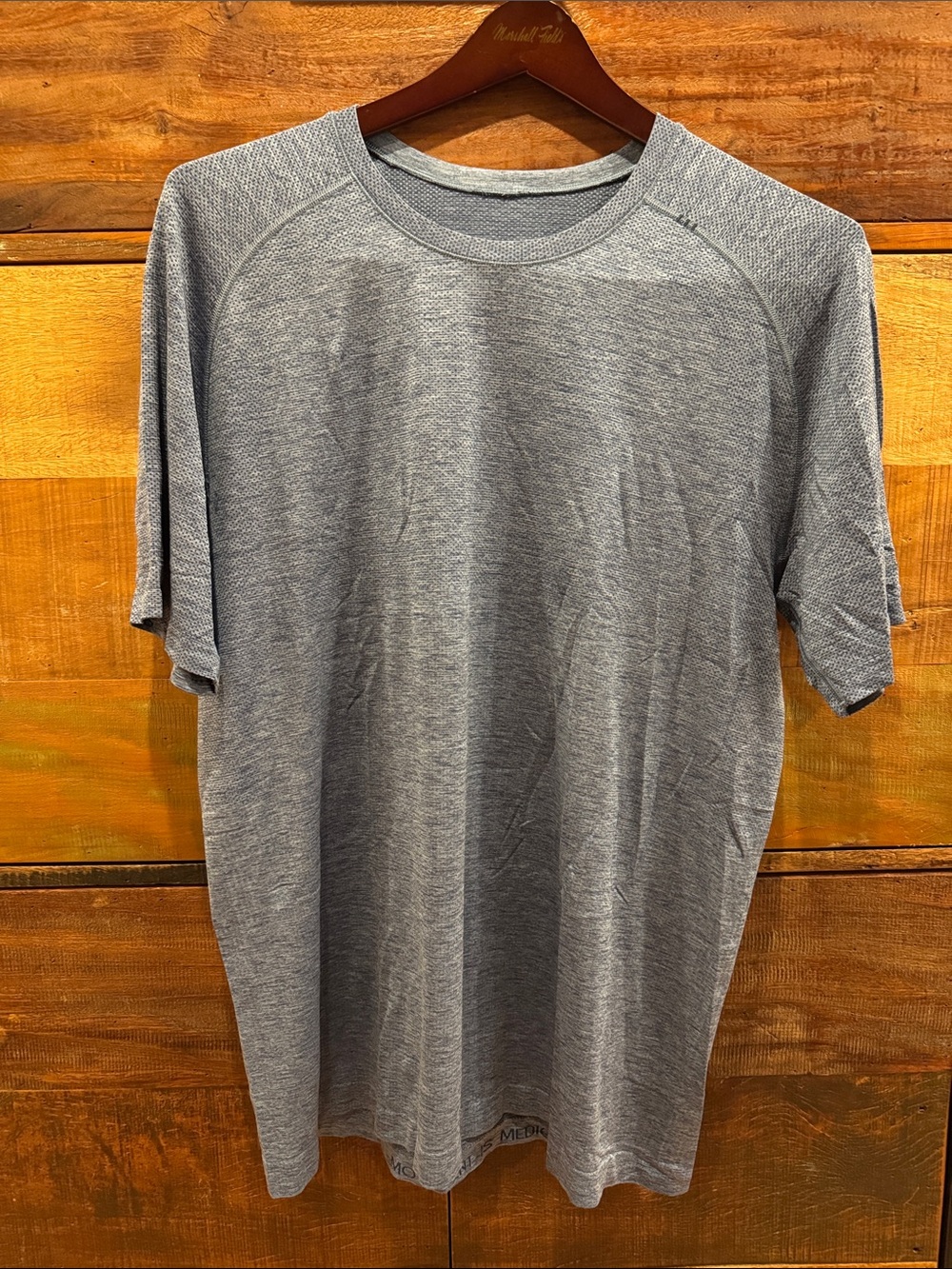 Heather Blue Men’s Short-Sleeve Crew Tee